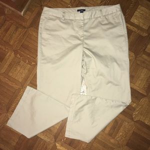 Lands End Women's Pants Khaki 16 Flat